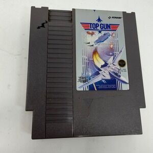 Top Gun Nintendo NES Konami 1987 Vintage Video Game Cartridge NES-TG-USA Sleeve